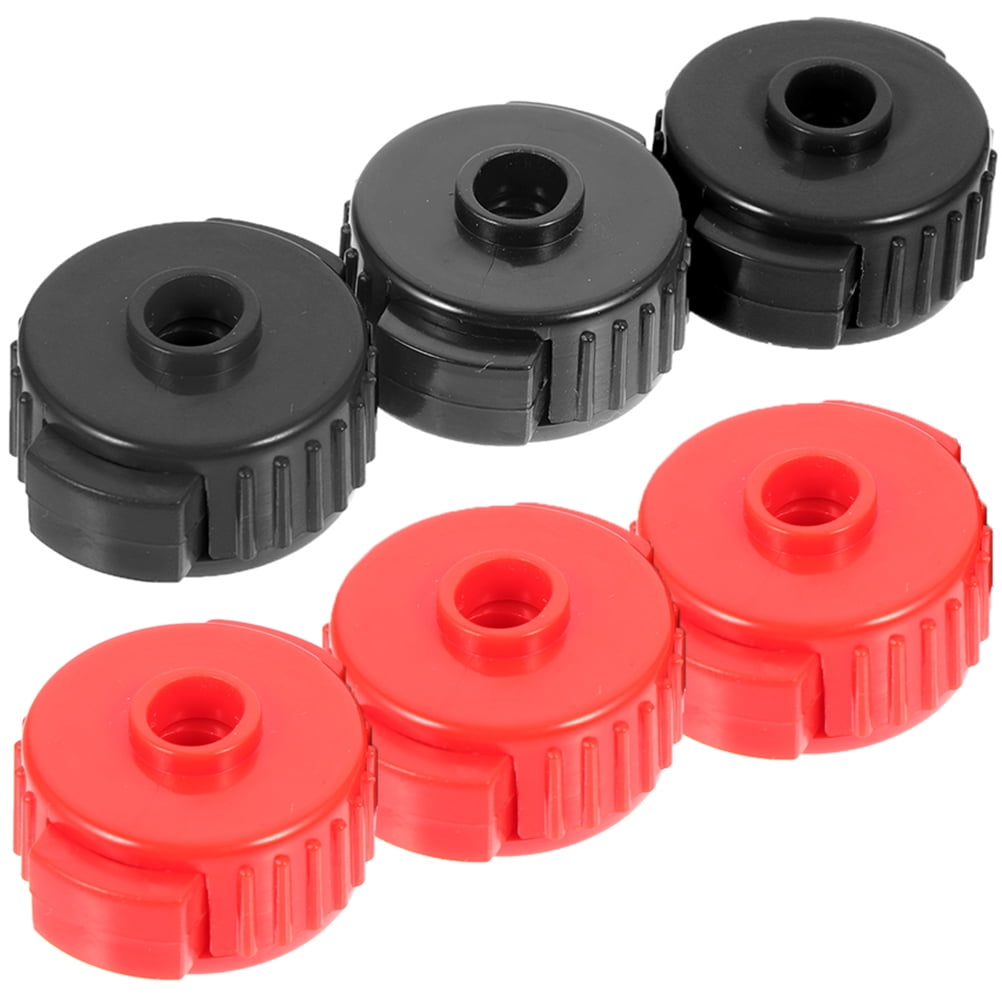 6 Pcs Cymbal Quick Release Cap Assembly Nuts for Installation Rollers