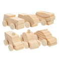 thumbnail image 1 of Raindrops DIY Wooden Car Crafts for Kids Beige Unfinished Toy Cars to Paint and Decorate 6pcs, 1 of 6