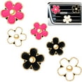 thumbnail image 1 of 6 Pcs Daisy Flower Air Vent Clip Accessories Air Conditioning Outlet Clip Car Air Freshener Dashboard Accessories Charm Car Inter Decor(3 cm, 3.3 cm,Red, White, Black), 1 of 14
