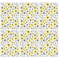 thumbnail image 1 of 6 Pcs Daisy Pioneer Flower and Yellow Flowers Funny Kitchen Towels, Microfiber Dish Towels, Kitchen Tea Towels Set 18" X 26", 1 of 6