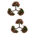 thumbnail image 1 of 6 Pcs Decor Models Artistic Creation Good Gifts Miniature Tree Faux Simulation Micro Landscape Artificial, 1 of 6