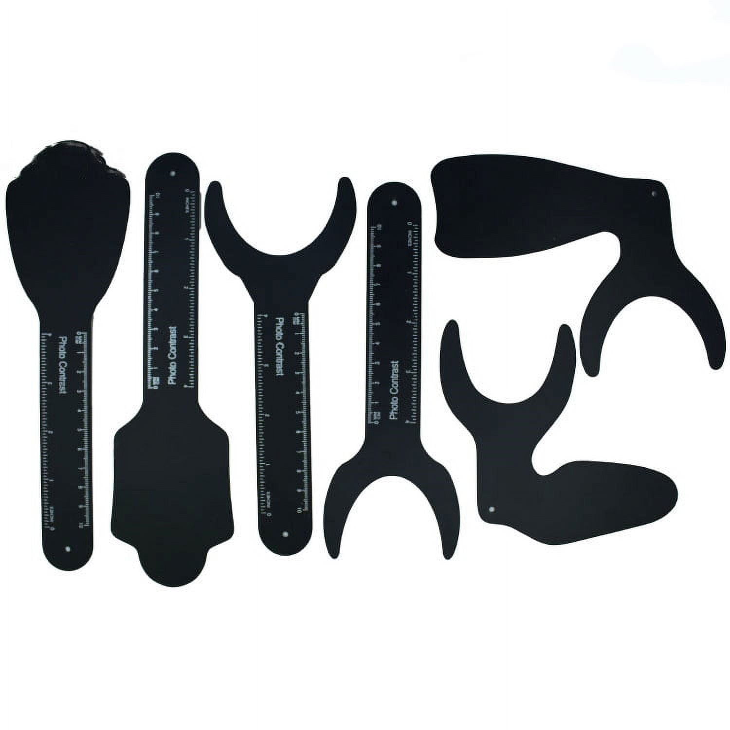 6 Pcs Dental Contraster Intraoral Photographic Black Background Board
