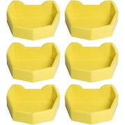 6 Pcs Dental Lab Plaster Model Former Kit Small Yellow