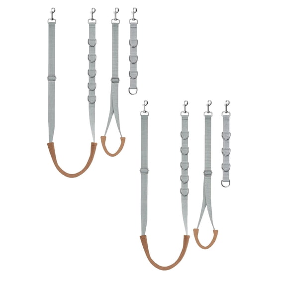 6 Pcs Dog Grooming Belly Strap, Adjustable Bathing Restraint Leash, No Sit Haunch Holder, Dog Grooming Arm Pet Grooming Table Arm for Small & Medium Dogs Hair Cutting Washing