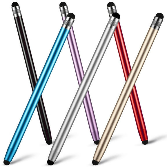 6 Pcs Double Head Capacitive Pen Stylus Pen Universal Stylus Tablet Precision Pen Computer Tablet Touch Screen Pen