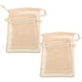 thumbnail image 1 of 6 Pcs Drawstring Bag Mesh Bag Fruit Bags Mesh Pouches Potatoes Onion Bags Cotton Bread Bag Shopping, 1 of 6