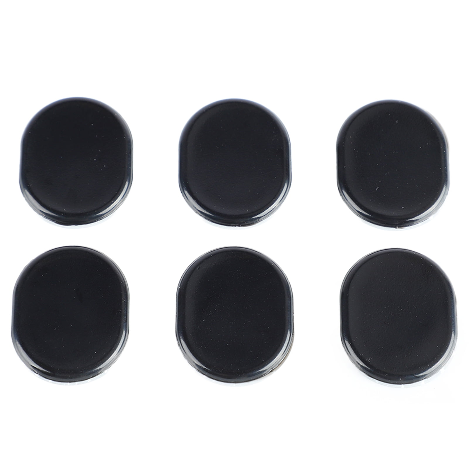 6 Pcs Drum Dampener Silicone Soft Gel Pads Reduce Volume Drum Silencers for Home Practice Black