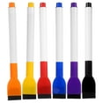 thumbnail image 1 of COMPUKAS 6pcs Magnetic Dry Erase Markers Erasable Whiteboard Marker Fine Tip Washable Graffiti ABS， Student 14.50X2.00X1.00CM 6 Pcs, 1 of 8