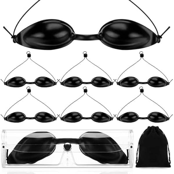 6 Pcs Dry Eye Sleep mask Hydrating Adjustable with Moisture Reserving Chambers Soothing Sleep mask with Travel case for Dry Eyes Relief