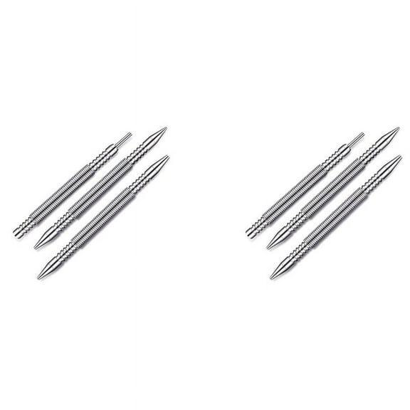 6 Pcs Dual Head Nail Setter and Hinge Pin Punch Set,Hammerless Spring Door Remover Tool 5000 PSI