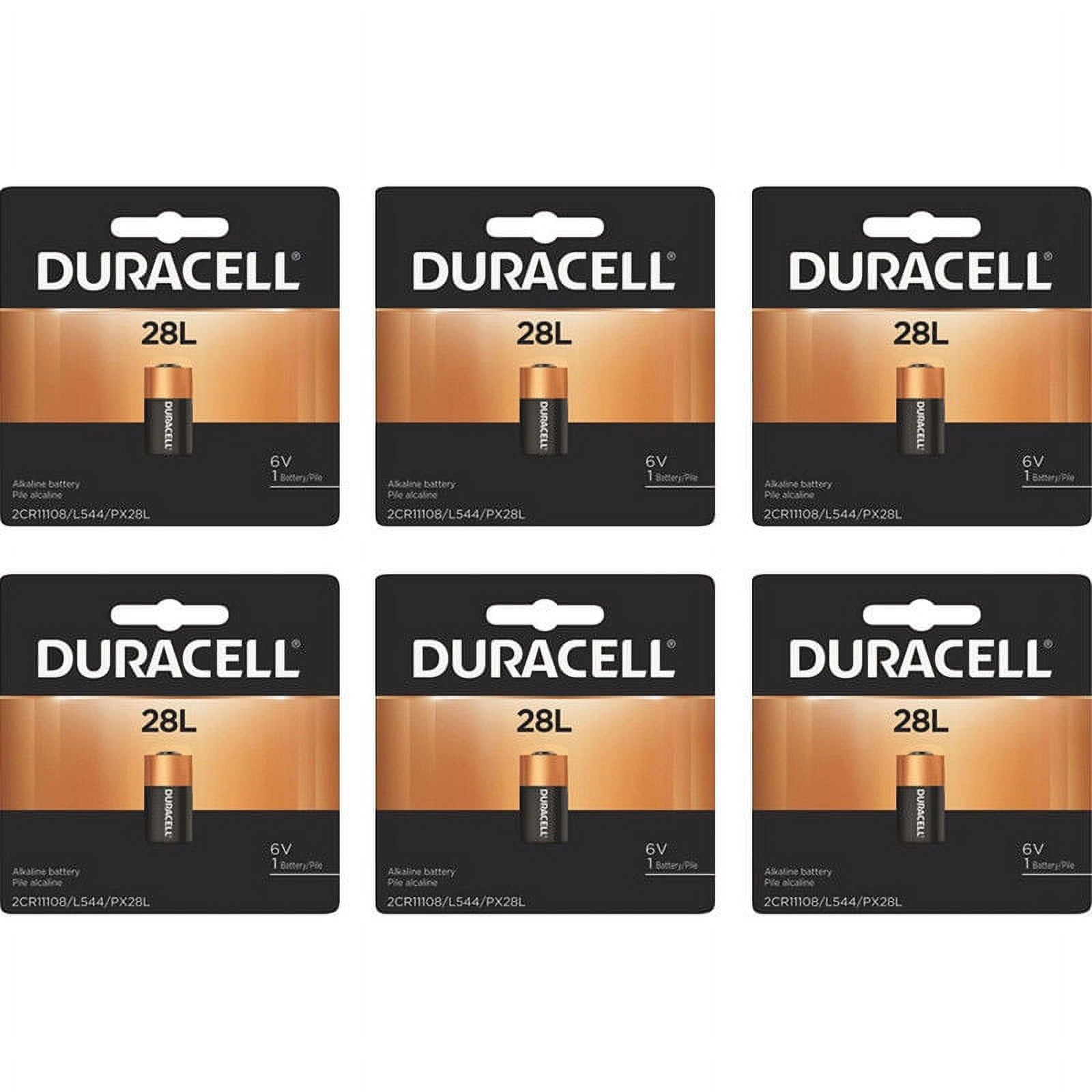 6 Pcs Duracell PX28LBPK 28L L544 PX 28L Lithium 6V Photo Battery