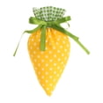 thumbnail image 1 of 6 Pcs Easter Carrot Shaped Treat Bags Easter Basket Stuffers Fabric Drawstring Candy Gift Goodie Bags for Egg Hunt Outdoor Party Supplies, 1 of 9