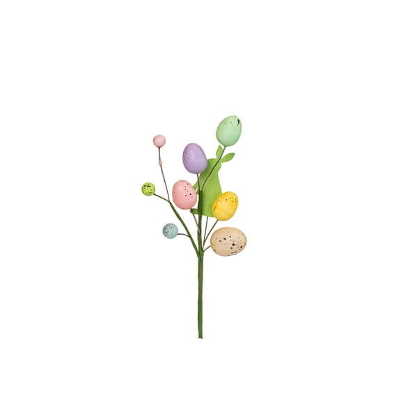 6 Pcs Easter Egg Picks Colorful Artificial Branches Spring Decor for Home Table Centerpieces