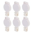 thumbnail image 1 of 6 Pcs Easy-to-pull ID Buckle Badge Supply Nursing Reel Portable Convenient Card Plastic, 1 of 6