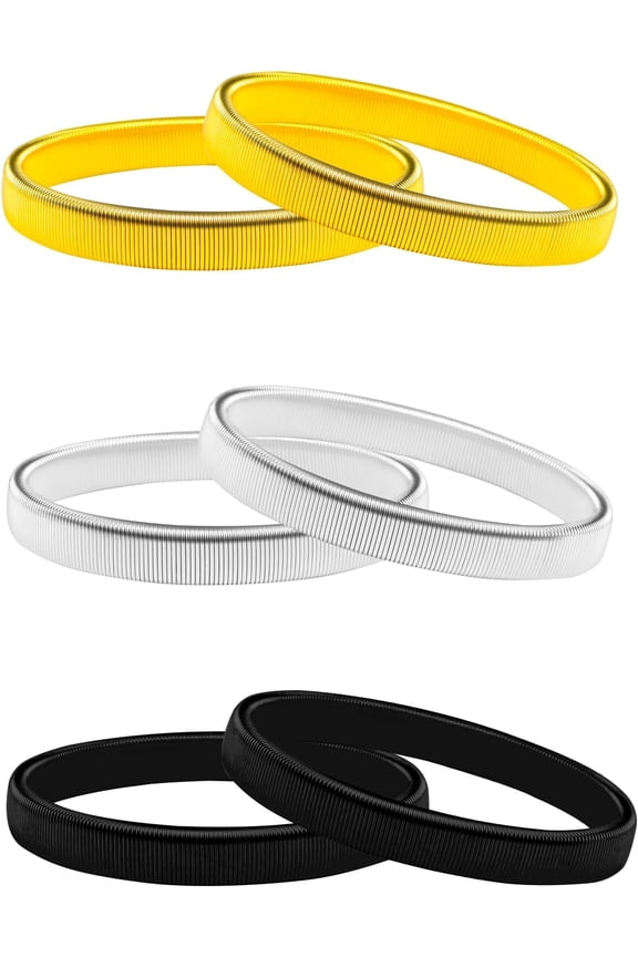 6 Pcs Elastic Sleeve Garters, Anti-Slip Shirt Sleeve Holders