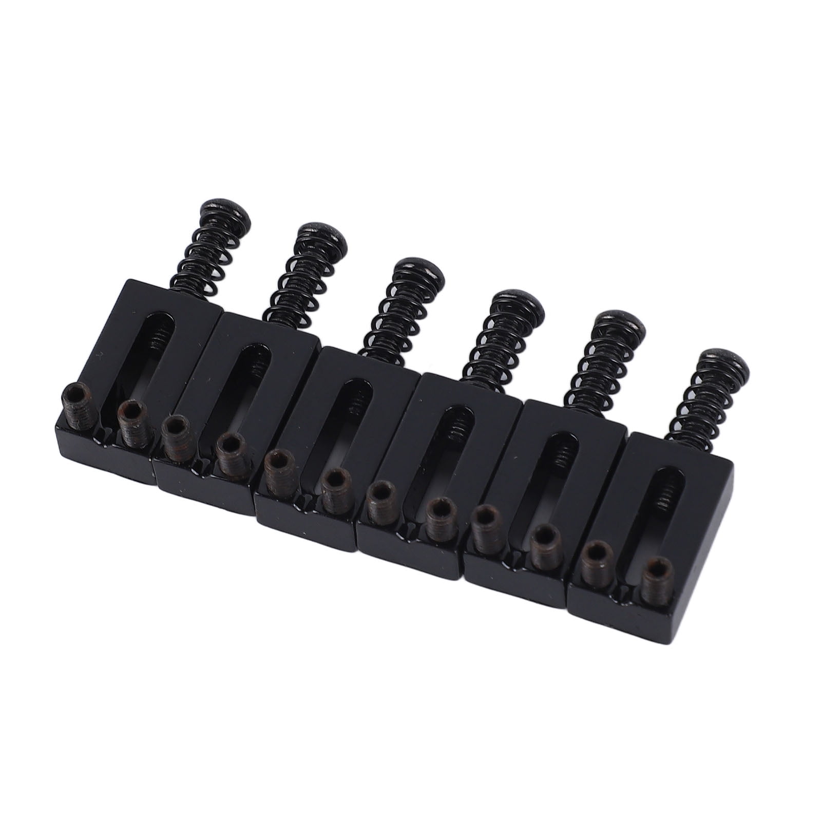 6 Pcs Electric Guitar Bridge Saddle Standard Zinc Alloy Guitar Tremolo