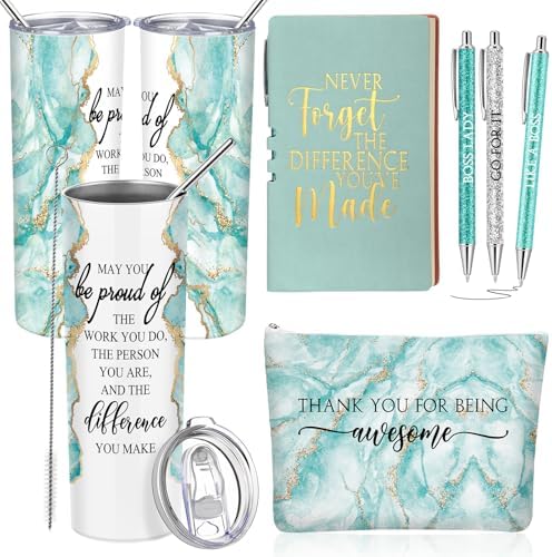 6 Pcs Employee Appreciation Gift Set for Women Female Thank You Gift ...