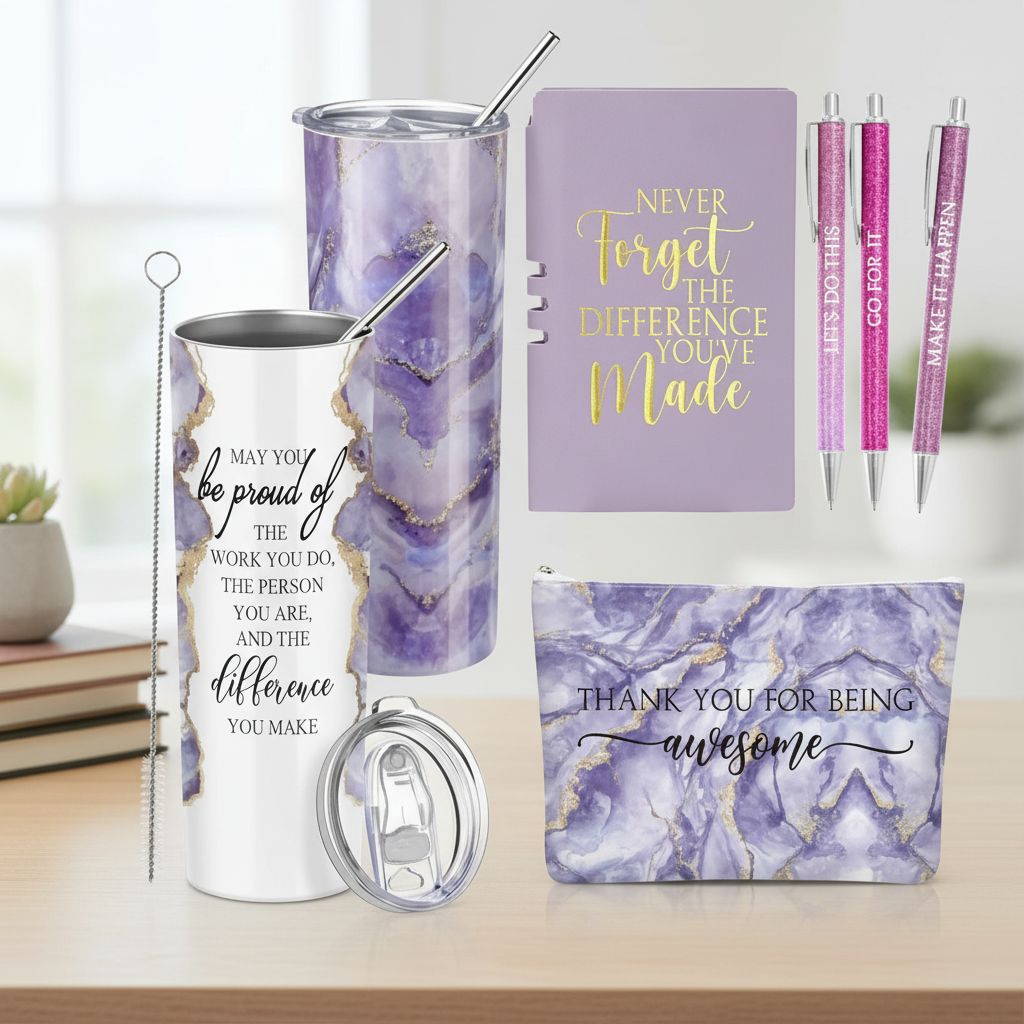 6 Pcs Employee Appreciation Gift Set for Women FemaleWelcome Gift Set ...
