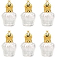 thumbnail image 1 of 6 Pcs Essential Oil Roller Bottles 15ml Perfume Bottles with Crown Cap Mini Roller Ball Bottles Empty Containers For Fragrance Cosmetics, 1 of 7