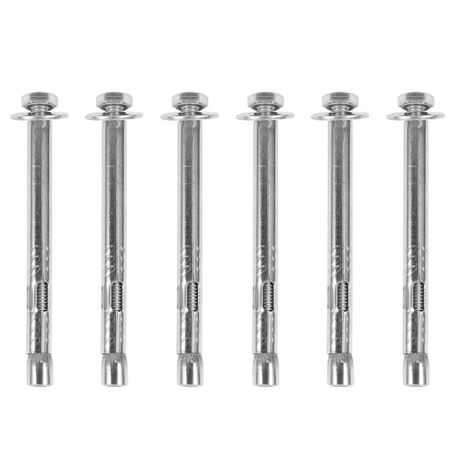6 Pcs Expansion Screw Bolts Stainless Heavy Duty Fixing Anchors External Hex Nut