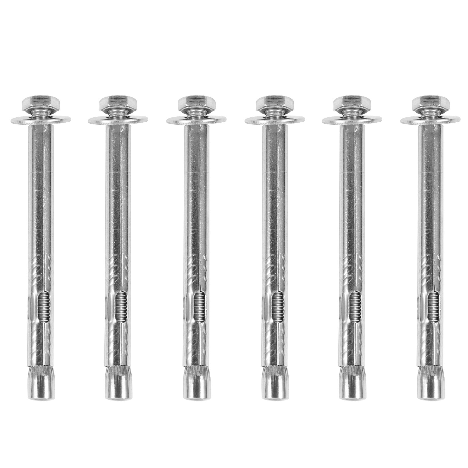 6 Pcs Expansion Screw Bolts Stainless Heavy Duty Fixing Anchors