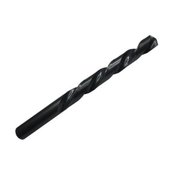 6 Pcs, "F" Hss Black Oxide Jobber Length Drill Bit, Drill America, D/Anf, Flute Length: 2-7/8"; Overall Length: 4-1/8"