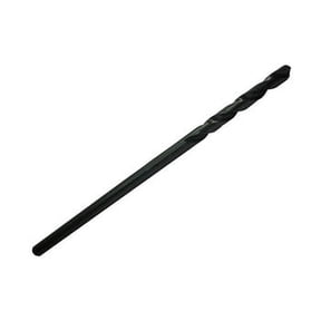 6 Pcs, "F" X 6" Hss Black Oxide Aircraft Extension Drill Bit, Qualtech, Dwda/Cx6F, Flute Length: 2-7/8"; Overall Length: 6"