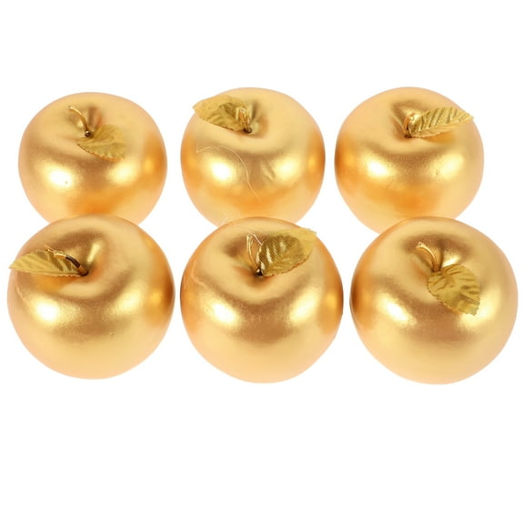 MOKKHNB Set of 6 Realistic Artificial Foam Fruits for Home Decoration, Table Centerpiece, Photography Props, and Party Decor
