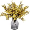 thumbnail image 1 of 6 Pcs Fall Faux Flowers Fake Babys Breath Flower Bulk Artificial Gypsophila Bouquet Silk Floral Arrangements Centerpieces for Home Kitchen Bedroom Festival Wedding Party Decor (Light yellow), 1 of 12