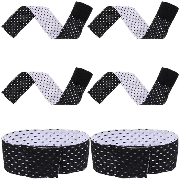 WESIEVYA 6Pcs Sports Sleeve Holders for Men and Women White Polyester with Anti-skid Design