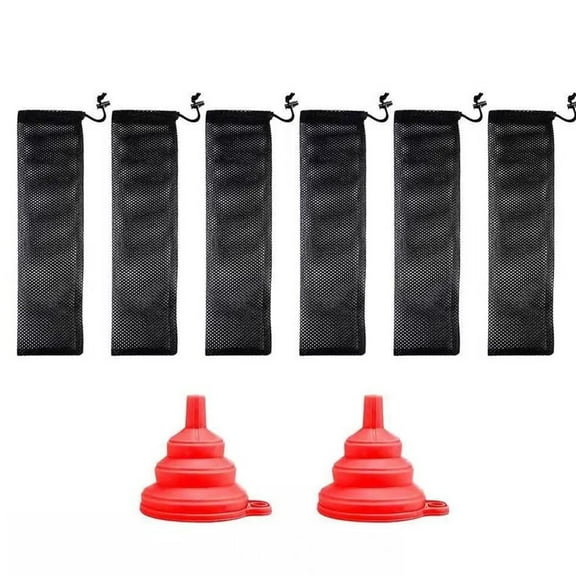 6 Pcs Finch Sock Feeder For Outdoor Thistle Feeder Sacks Mesh Bag Bird Feeders