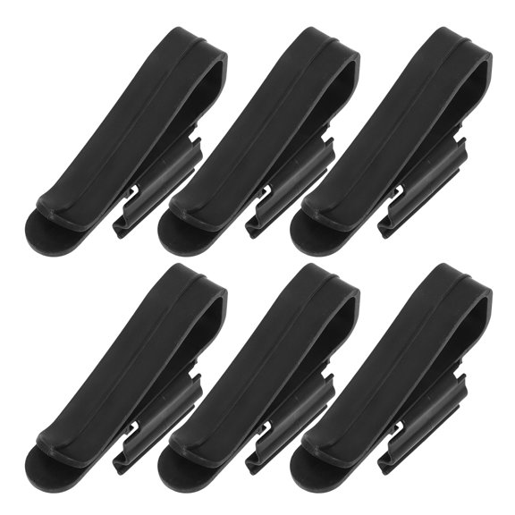 RENACLIPY 6Pcs Black Plastic Aquarium Hose Clips Fish Tank Water Pipe Clamps Tube Fixing Holders