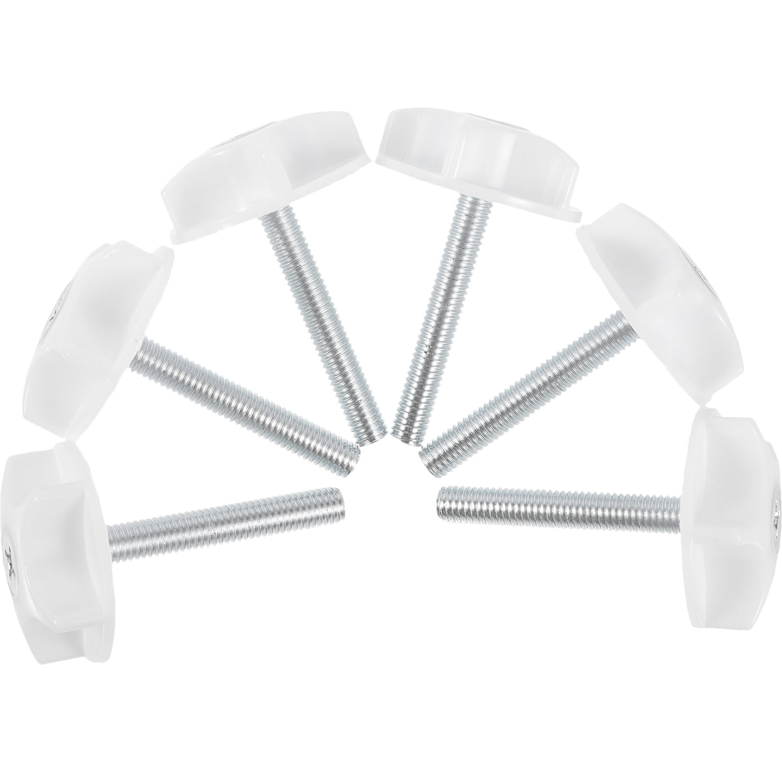 6 Pcs Fixing Bolts Headboard Screws for Divan Beds Adjust Bedhead Abs