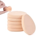 thumbnail image 1 of 6 Pcs Flat Makeup Sponge Tutuviw Beige Smooth Foundation Sponge, Beauty Blender Make Up Cushion Make Up Applicator Sponge for Natural and Easy Soft Long-lasting, Beginner-friendly, 1 of 6