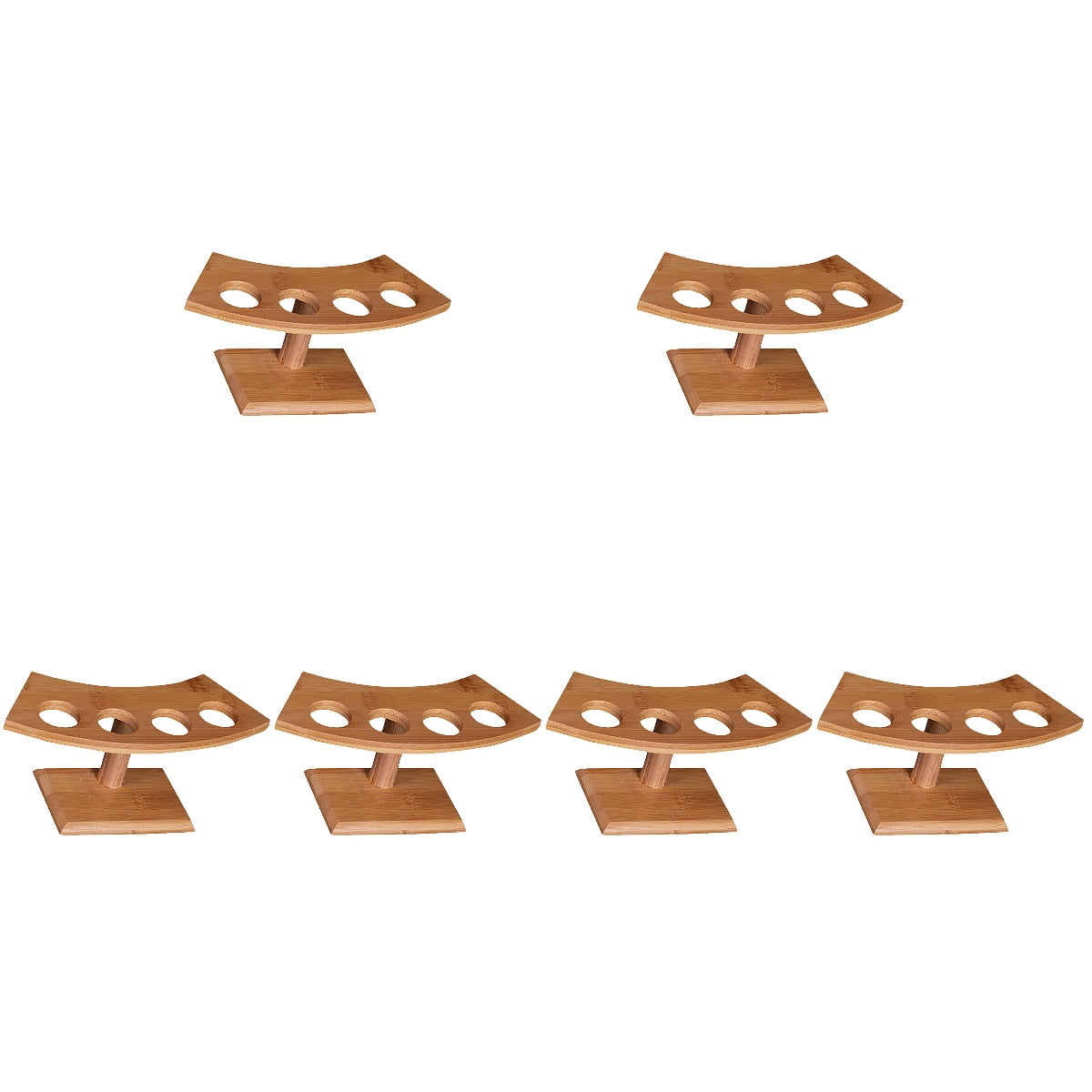 6 Pcs Flatware Japanese Candy Ice Cream Serving Plate Dessert Display