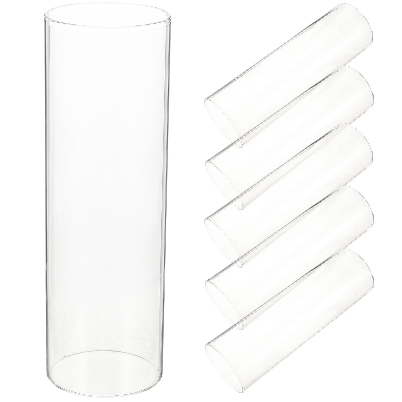 6 Pcs Floating Candle Vase Candlesticks Cylinder Centerpieces Wedding