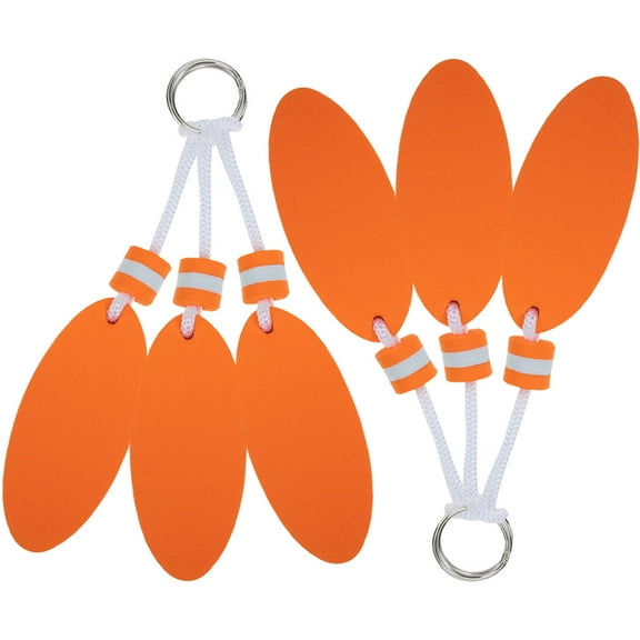 HOMEMAXS 6Pcs Colorful Floating Keychains Water Sports Key Rings Surfboard Pendants