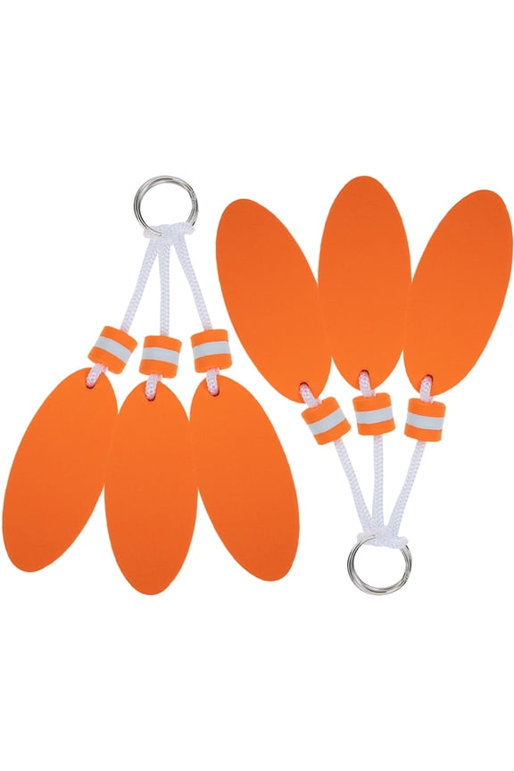 HOMEMAXS 6Pcs Colorful Floating Keychains Water Sports Key Rings Surfboard Pendants