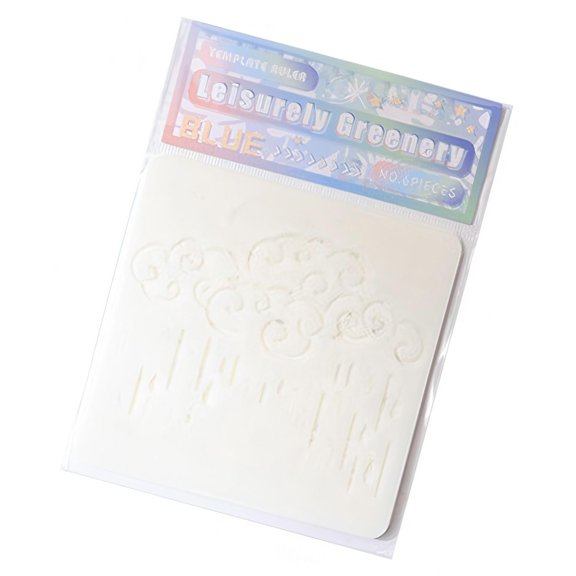 6 Pcs Flowers Stencils Leaves Drawing Templates For Classroom Activities And Crafting Art and Craft Stencils