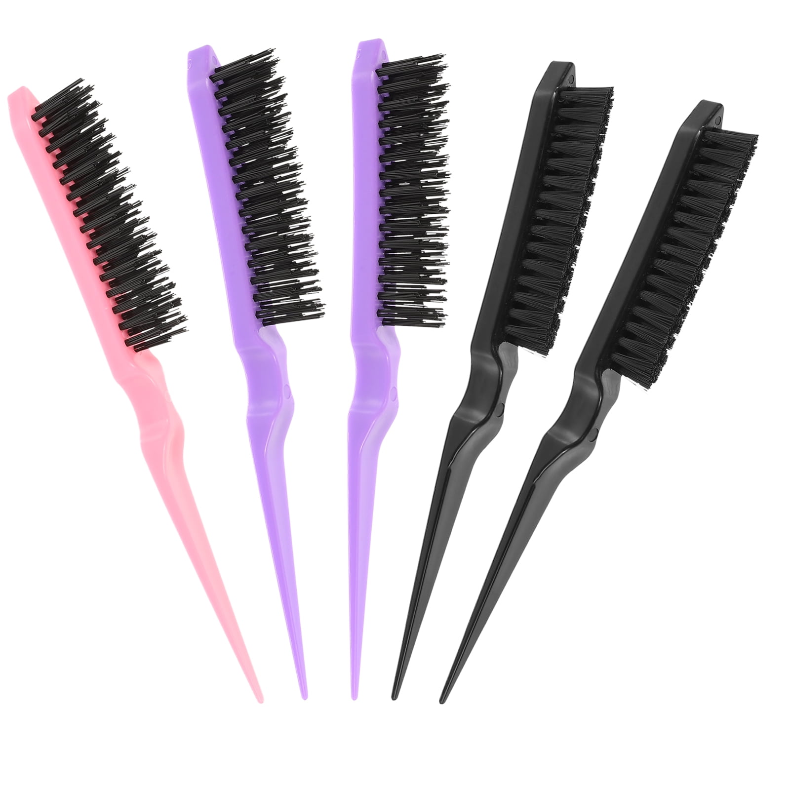 6 Pcs Folding Comb Massage Hair Portable Brush Flat Top Combs Pocket Fluffy Travel