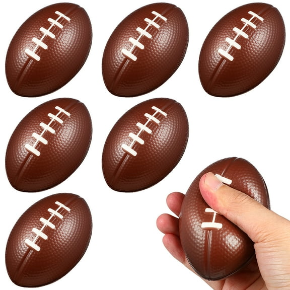 6 Pcs Footballs Toys Stress Relief Soccer Balls Funny Relaxable Balls Game Party Decoration