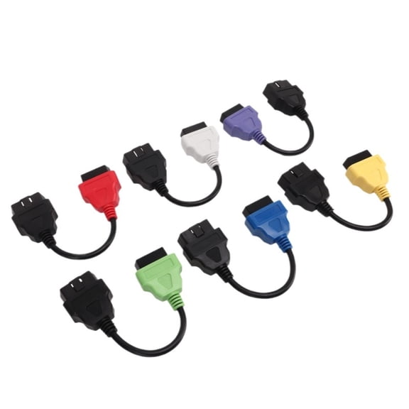 6 Pcs For MultiECUScan Adapter Cable OBD2 Diagnostic ECU Replacement For Dodge/Fiat/Lancia/Chrysler/Jeep
