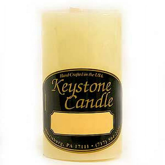 6 Pcs, French Butter Cream 2x3 Pillar Candles 2 in. diameterx3.25 in. tall