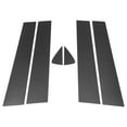 thumbnail image 1 of 6 Pcs Front Rear Left Right Car Door Pillar Window Trim for Dodge Durango 2011-2020 Anti Scratch Sticker Pillar Posts Cover Black Carbon Fiber, 1 of 6