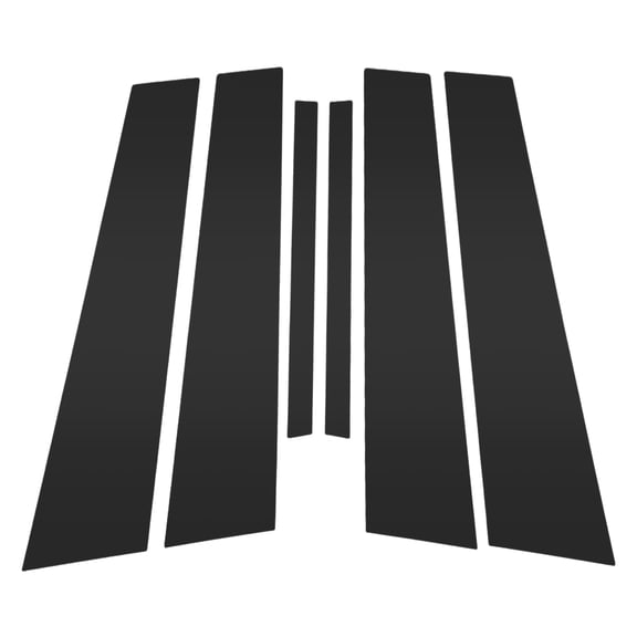 6 Pcs Front Rear Left Right Car Door Pillar Window Trim for Nissan Maxima 2016-2023 Anti Scratch Sticker Pillar Posts Door Outer Exterior Cover Black