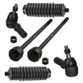 thumbnail image 1 of 6 Pcs Front Steering Outer & Inner Tie Rod Ends + Rack and Pinion Bellow Boots Fits select: 2000-2005 BUICK LESABRE, 2004 CADILLAC PROFESSIONAL CHASSIS, 1 of 8