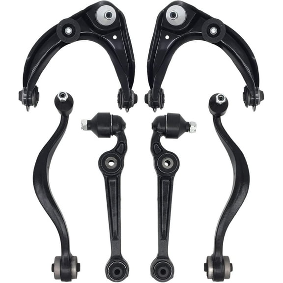 6 Pcs Front Upper & Lower Control Arms Ball Joint Kit Replacement For 2006-2007 Ford Fusion 2003-2008 Mazda 6 2006-2007 Mercury Milan