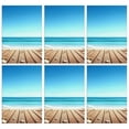 thumbnail image 1 of 6 Pcs Funny Kitchen Towels,Beach with Seashells and Starfish Microfiber Dish Towels,Kitchen Tea Towels,Kitchen Towel Set (18" X 26"), 1 of 3