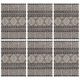 thumbnail image 1 of 6 Pcs Funny Kitchen Towels,Black Geometric Diamond Pattern Microfiber Dish Towels,Kitchen Tea Towels,Kitchen Towel Set (18" X 26"), 1 of 7