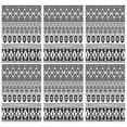 thumbnail image 1 of 6 Pcs Funny Kitchen Towels,Black Geometric Triangle Gear Pattern Microfiber Dish Towels,Kitchen Tea Towels,Kitchen Towel Set (18" X 26"), 1 of 7